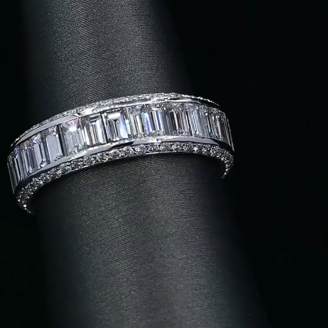 2ct Cushion-cut Zircon Sterling Silver Handmade Ring