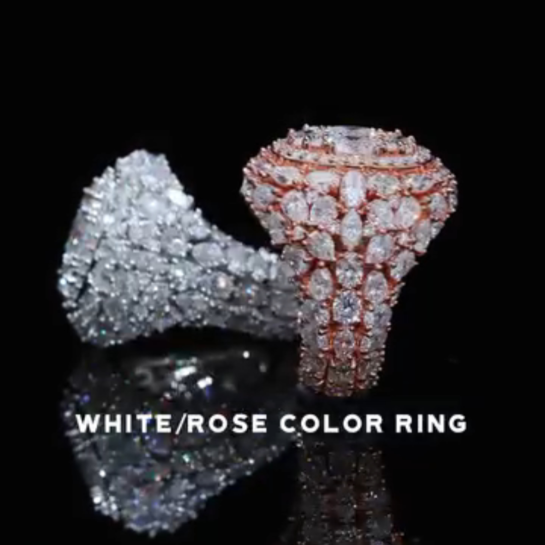 6ct Oval-cut Zircon Sterling Silver Handmade Ring