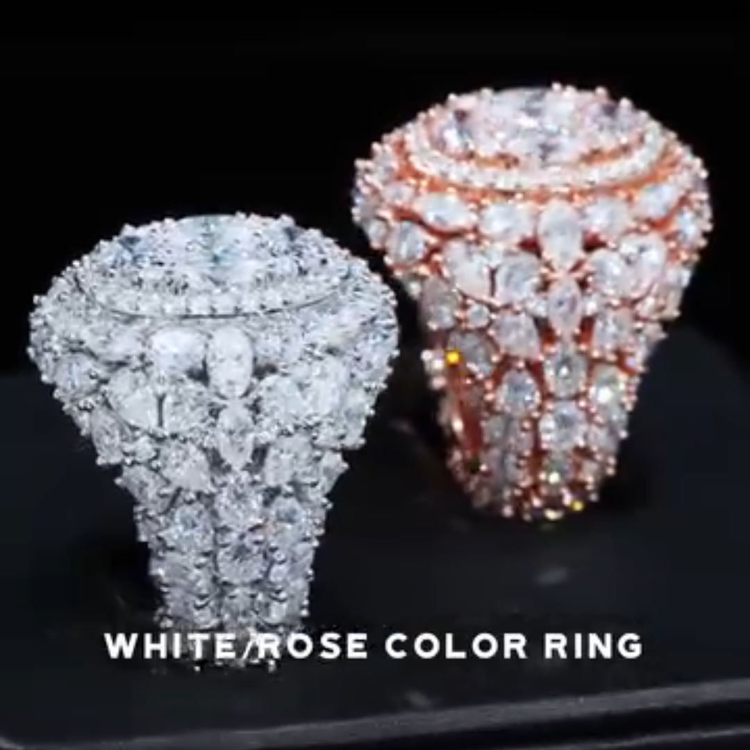 6ct Oval-cut Zircon Sterling Silver Handmade Ring