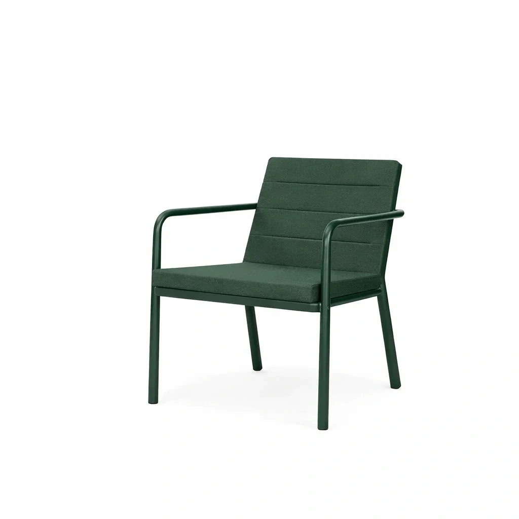 Chair Metal Frame with Polyester Fabric Green 75x70x80 cm-ROOMGLOWZ