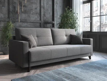 Sofás 3 plazas-tejido-242x98x85 cm-gris-estilo industrial-Dengohome