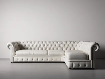 Sofás rinconeros - cuero-madera - 295x180x78 cm - blanco - estilo clásico-Dengohome