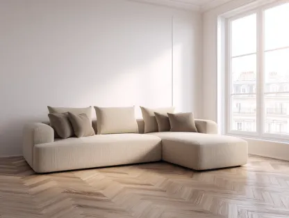 Sofás rinconeros - tela-madera - 300x185x82 cm - beige - estilo contemporáneo-Dengohome