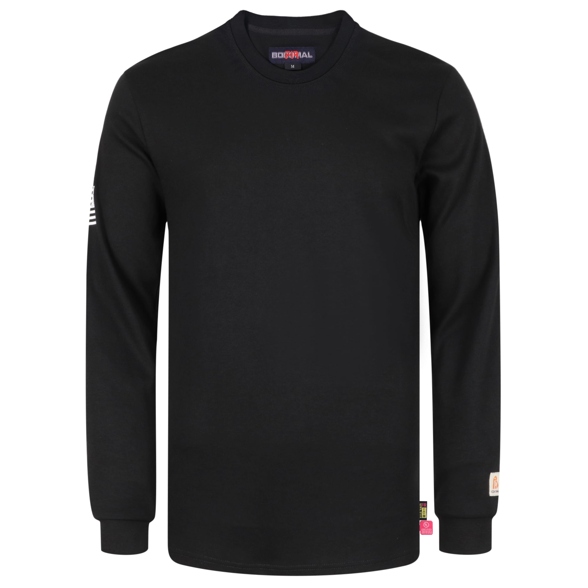 7oz Midweight Flame Resistant Flag/Skull Print Henley T-Shirts NFPA2112 CAT2-D1203