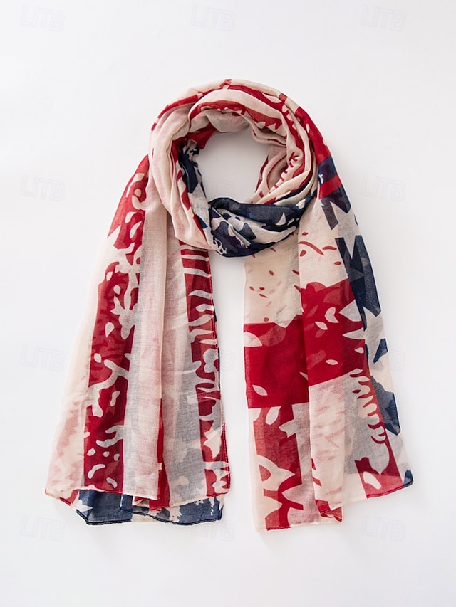 United States 250th Anniversary Women's Polyester Chiffon Scarf