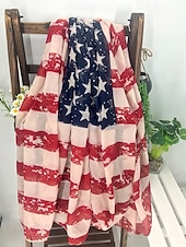 United States 250th Anniversary Women's Polyester Chiffon Scarf
