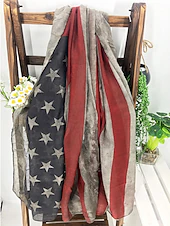 United States 250th Anniversary Women's Polyester Chiffon Scarf