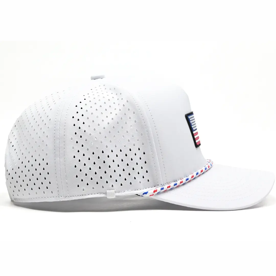 Curves and Clubs American Golf Hat - USA FLAG HAT - ONE SIZE FITS ALL GOLF HAT