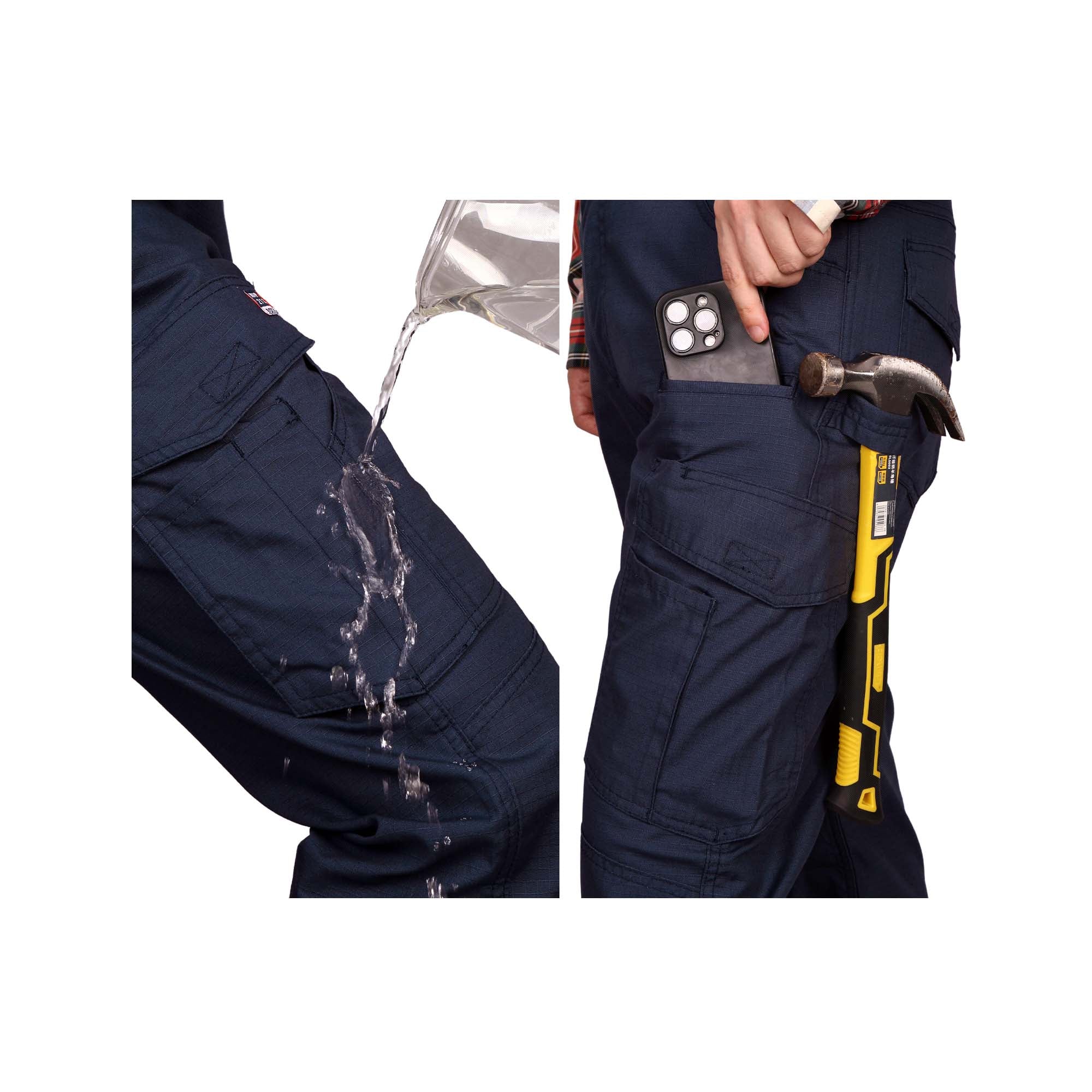 6OZ Light Weight Rip Stop Cargo Pants-9 Pockets-6228