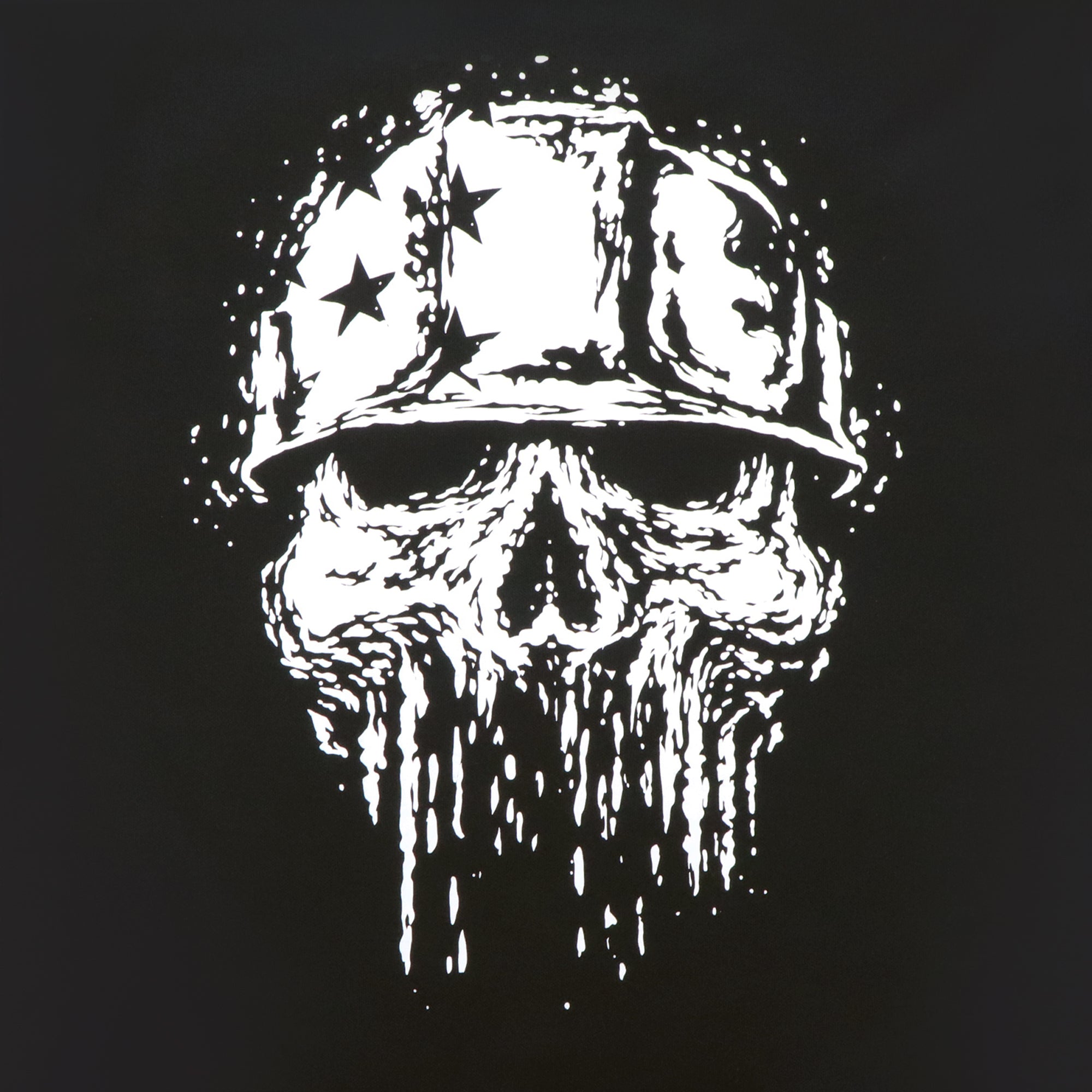 7oz Midweight Flame Resistant Flag/Skull Print Henley T-Shirts NFPA2112 CAT2-D1203