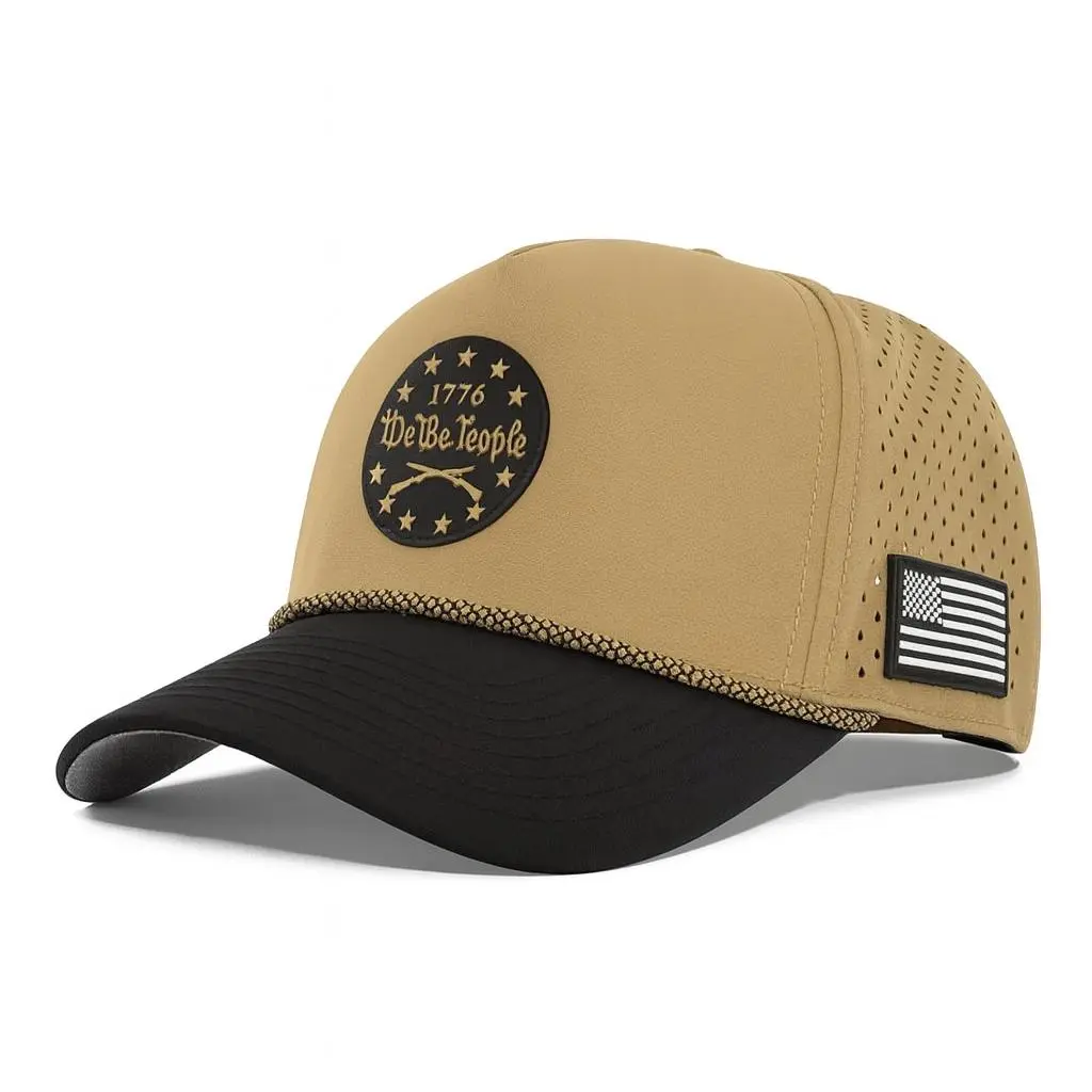 Curves and Clubs American Golf Hat - USA FLAG HAT - ONE SIZE FITS ALL GOLF HAT