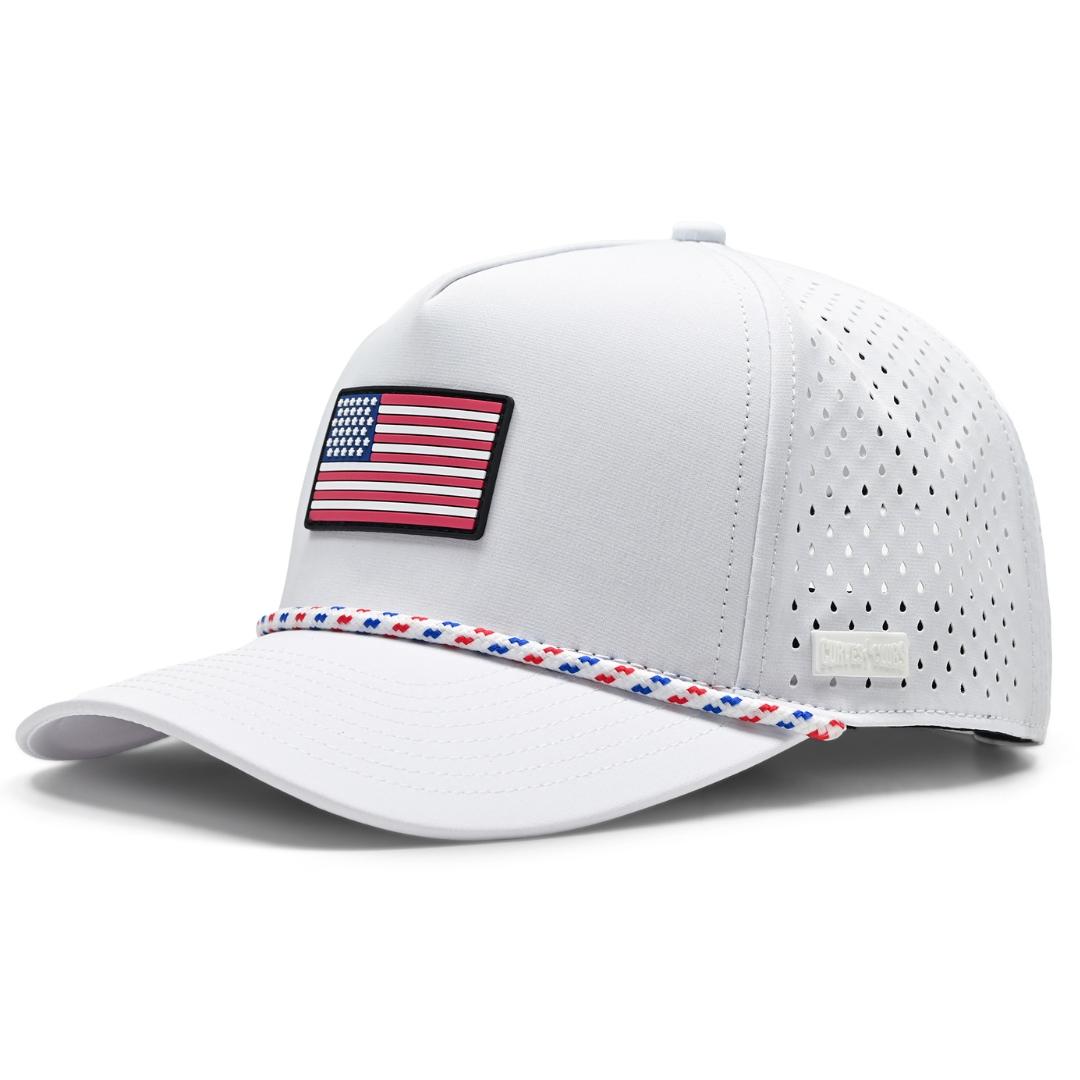 Curves and Clubs American Golf Hat - USA FLAG HAT - ONE SIZE FITS ALL GOLF HAT