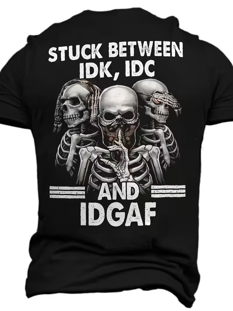 Original trendy brand cartoon men's crew-neck short-sleeved T-shirt