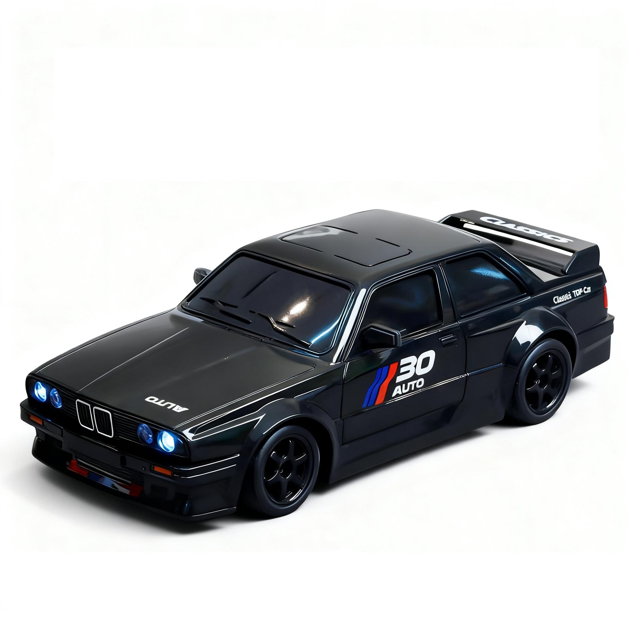1:24 Scale Remote Control Drift Car - 2.4GHz 4WD RC Drift Car with LED Lights & Tires - Remote Control Racing Car. Perfect Birthday Gift for Kids