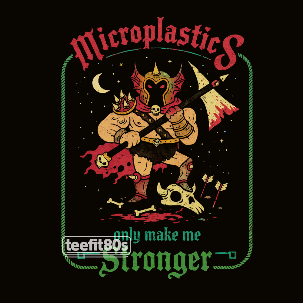 Microplastics Stronger Barbarian Warrior