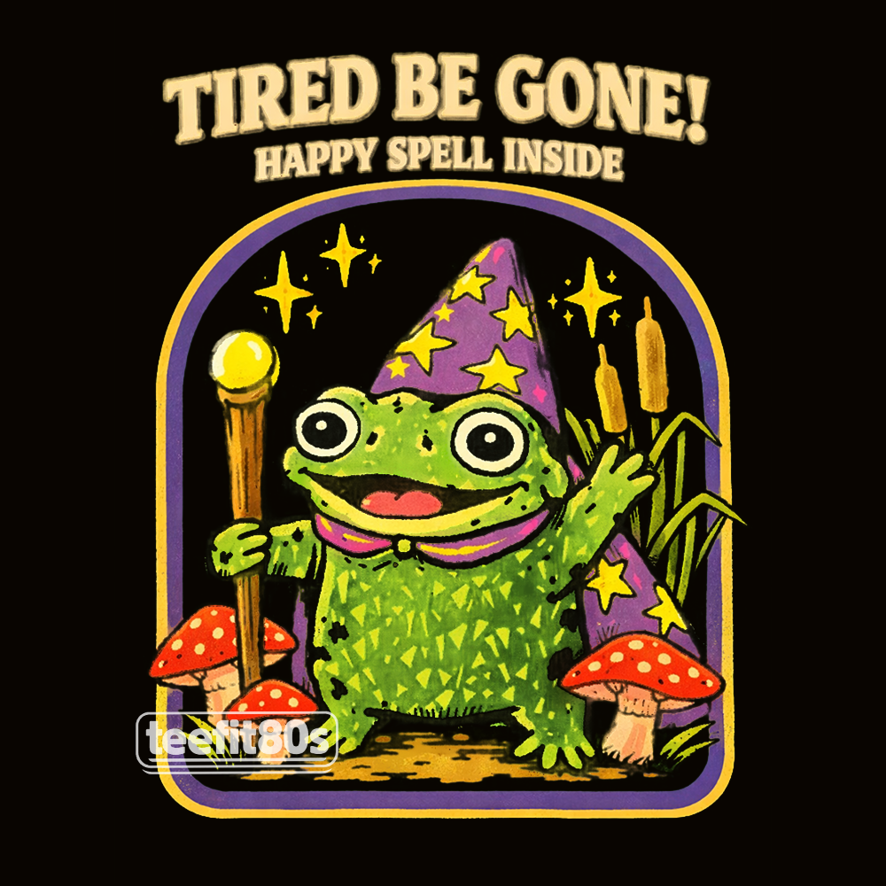 Whimsical Wizard Frog Happy Spell