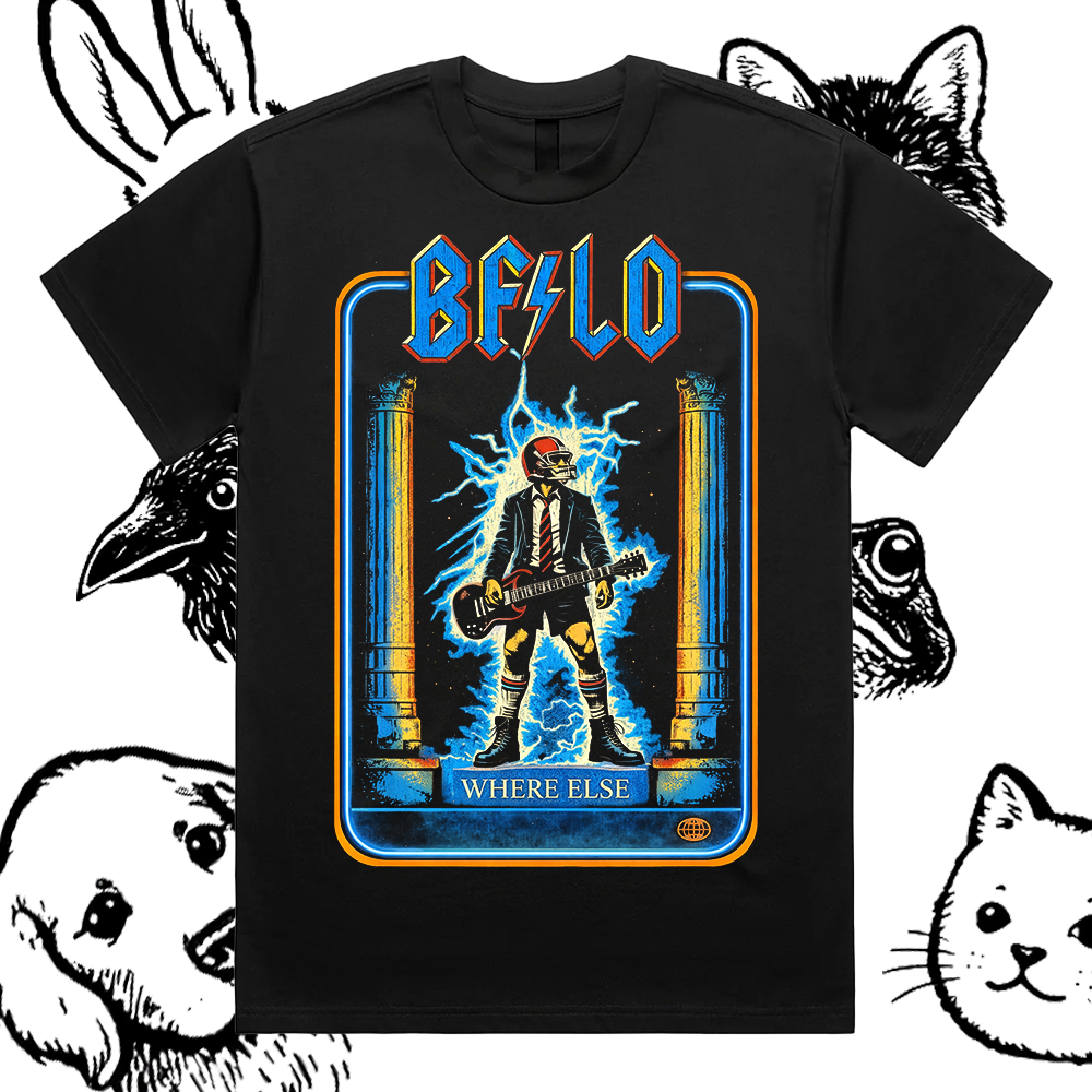 Electric Rock Guitarist Retro Graphic
