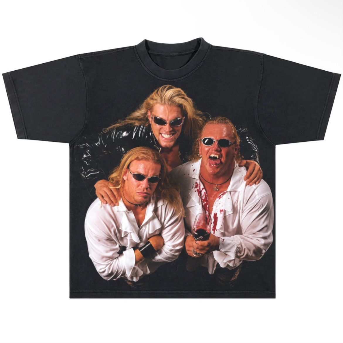 WWE's legendary duo, The Brood wrestling cotton t-shirt