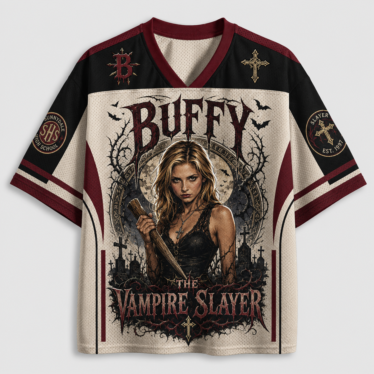 Buffy the Vampire Slayer Movie Jersey Shirts