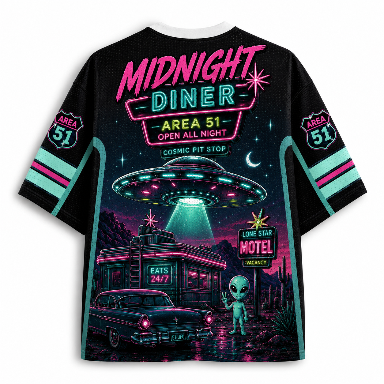 Alien "Midnight Diner"  Jersey Shirts