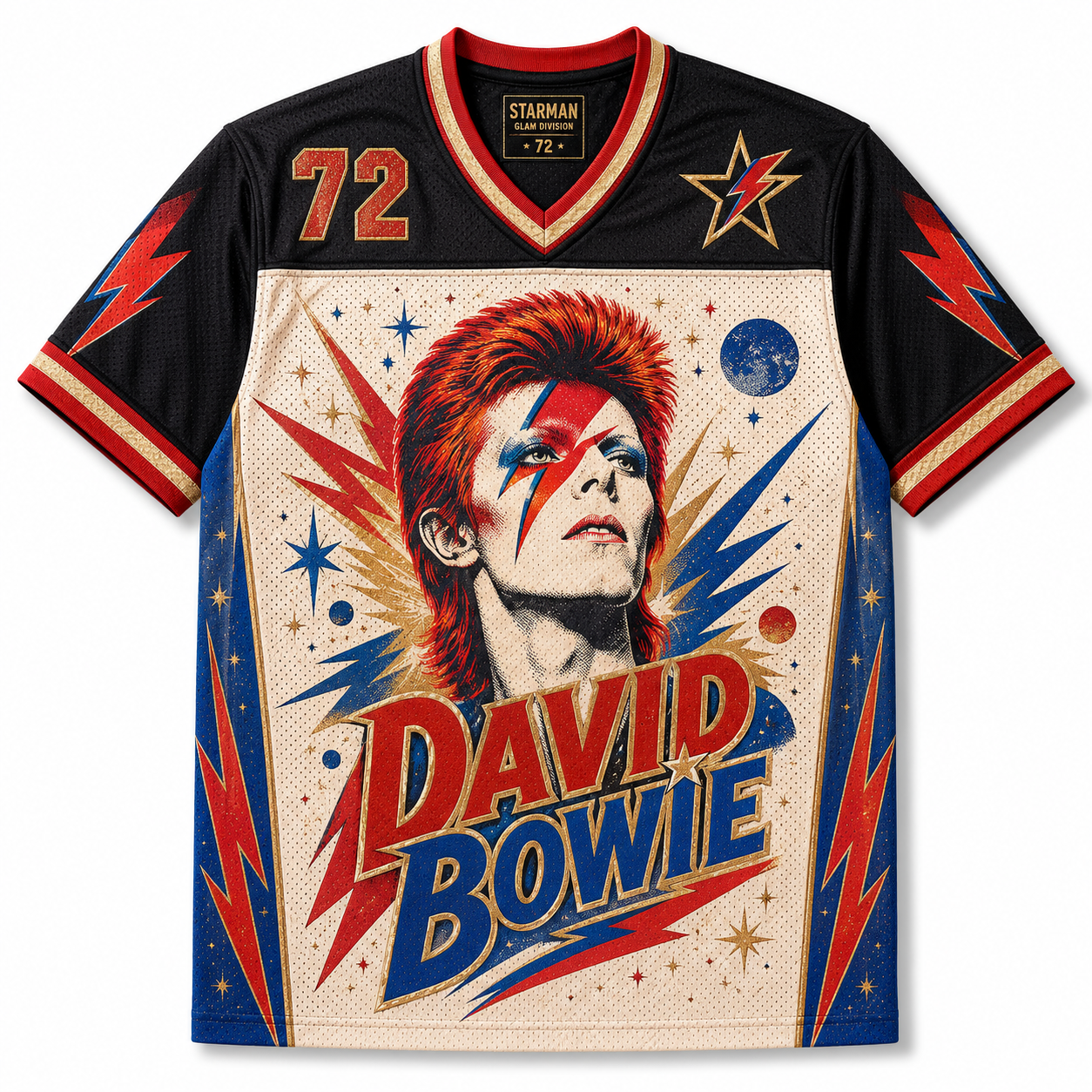 David Bowie Jersey Shirts