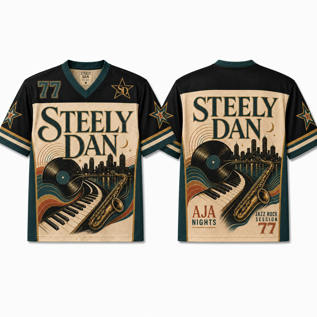 Steely Dan Jersey Shirts