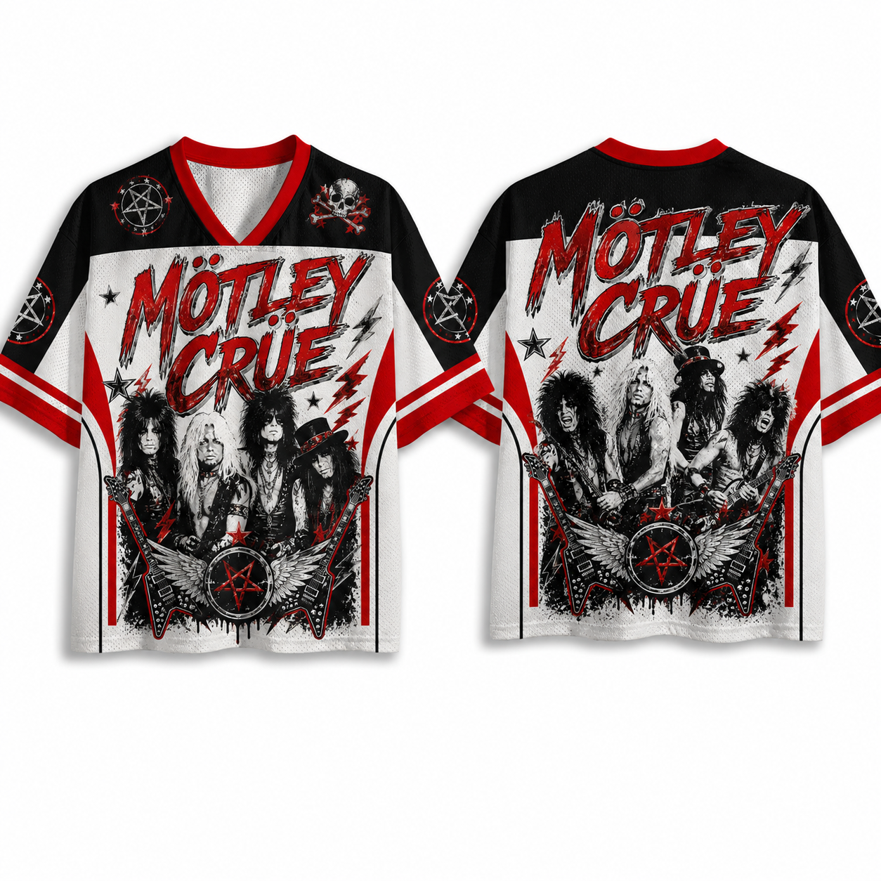 Mötley Crüe Jersey Shirts