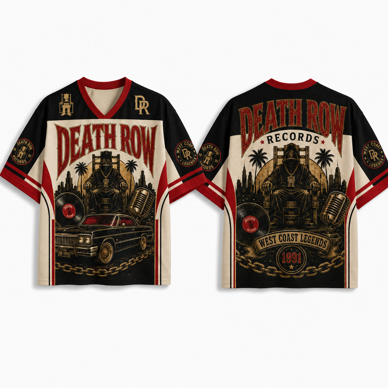 Death Row Records Jersey Shirts