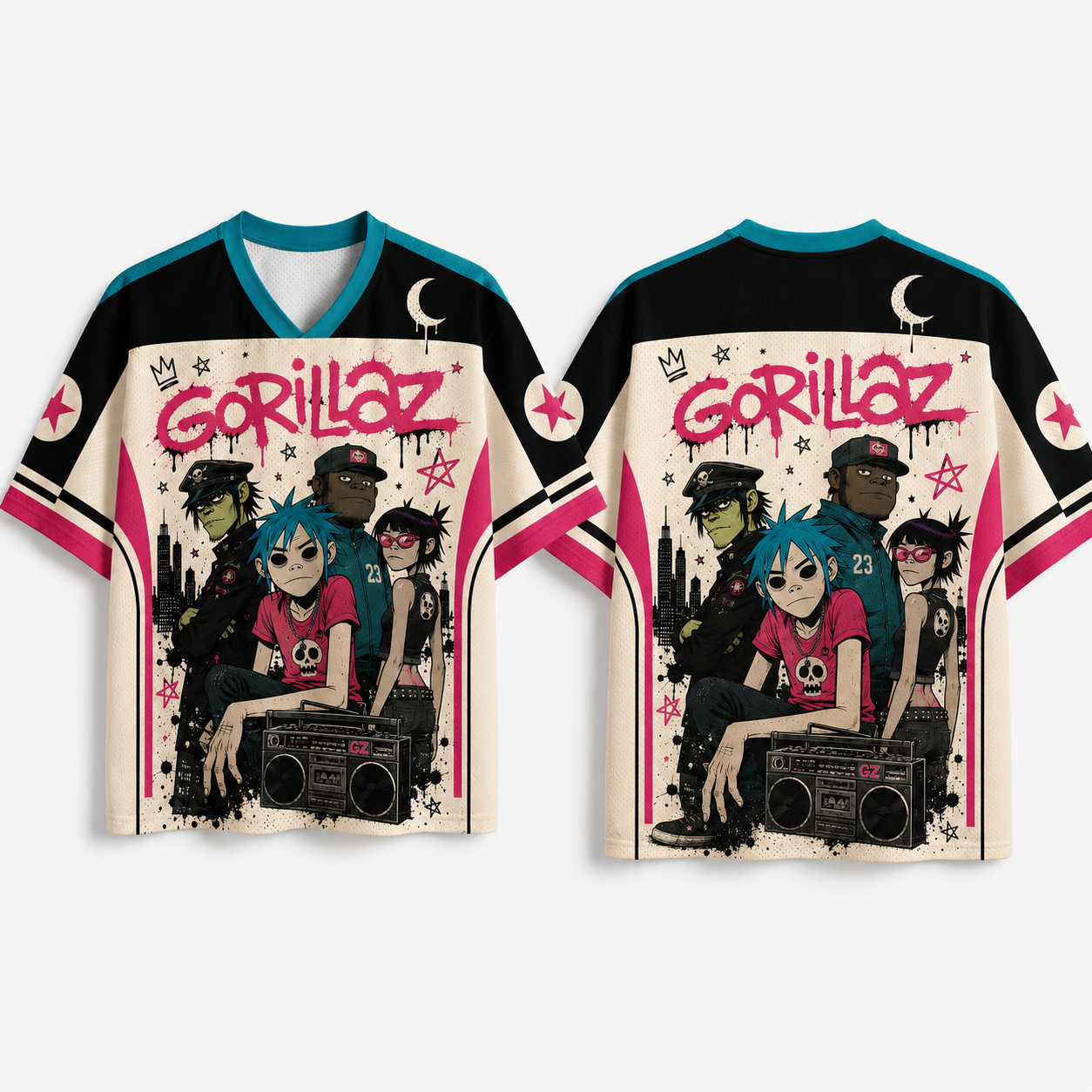 EA Sports x Gorillaz Band Jersey Shirts