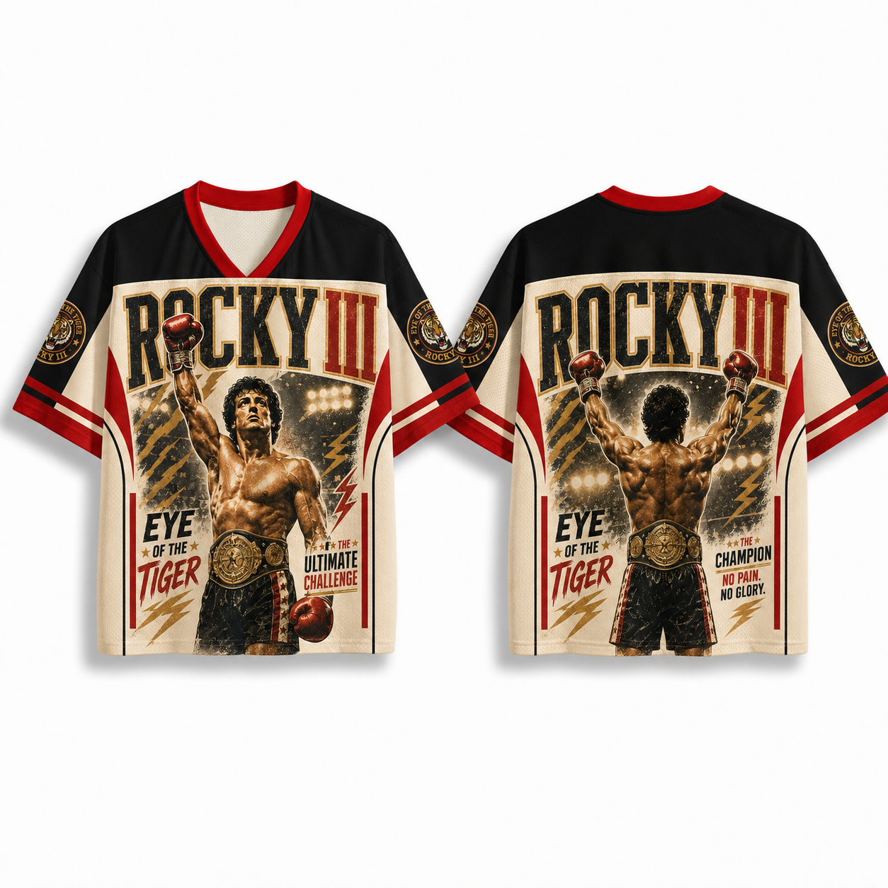 Rocky III Movie Jersey Shirts