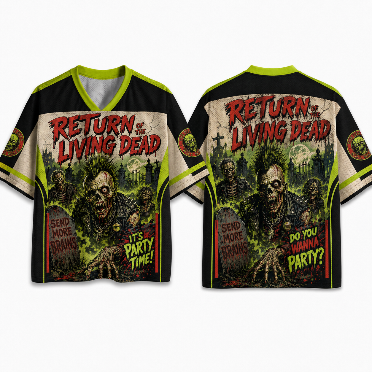 Return of the Living Dead Movie Jersey Shirts