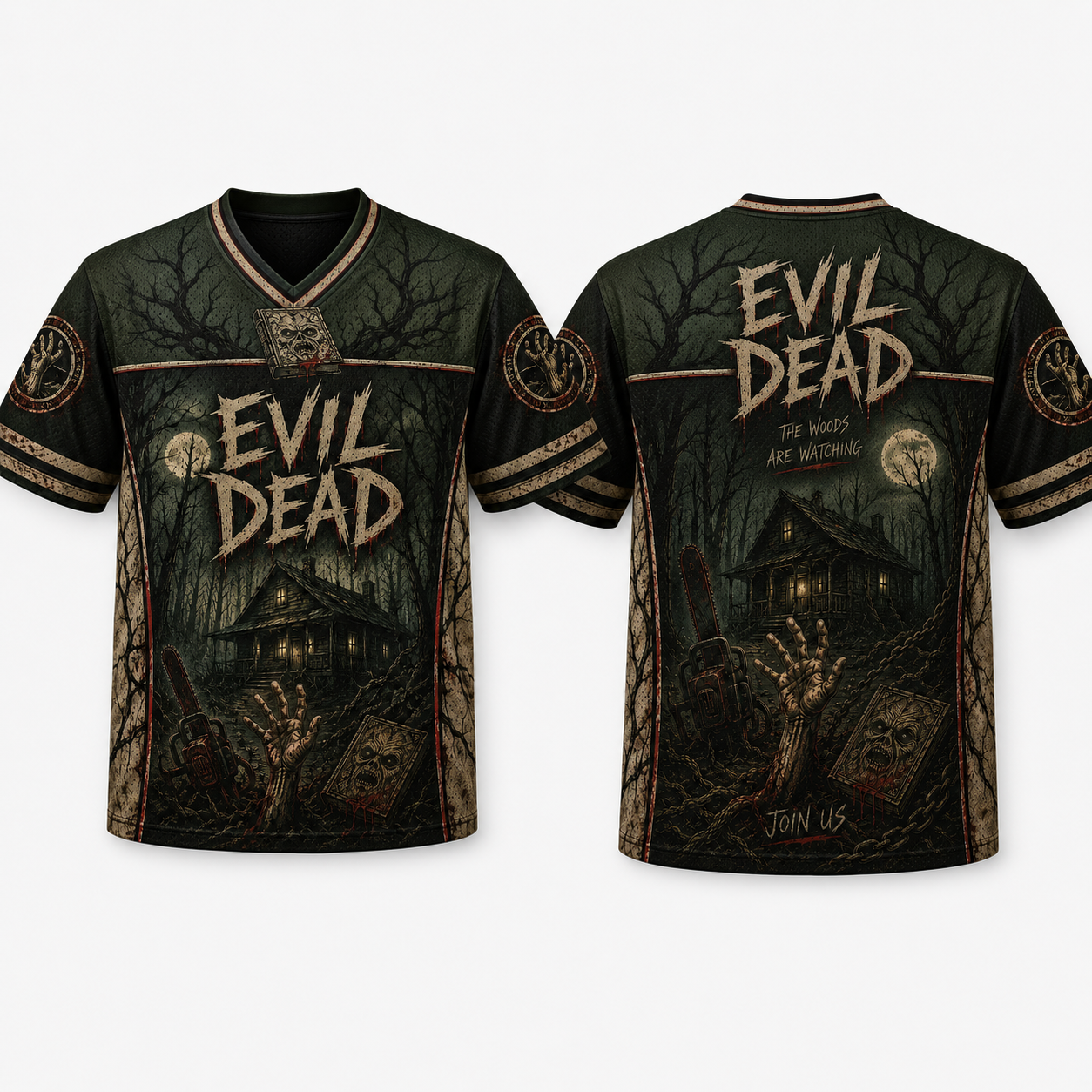 Evil Dead Movie Jersey Shirts