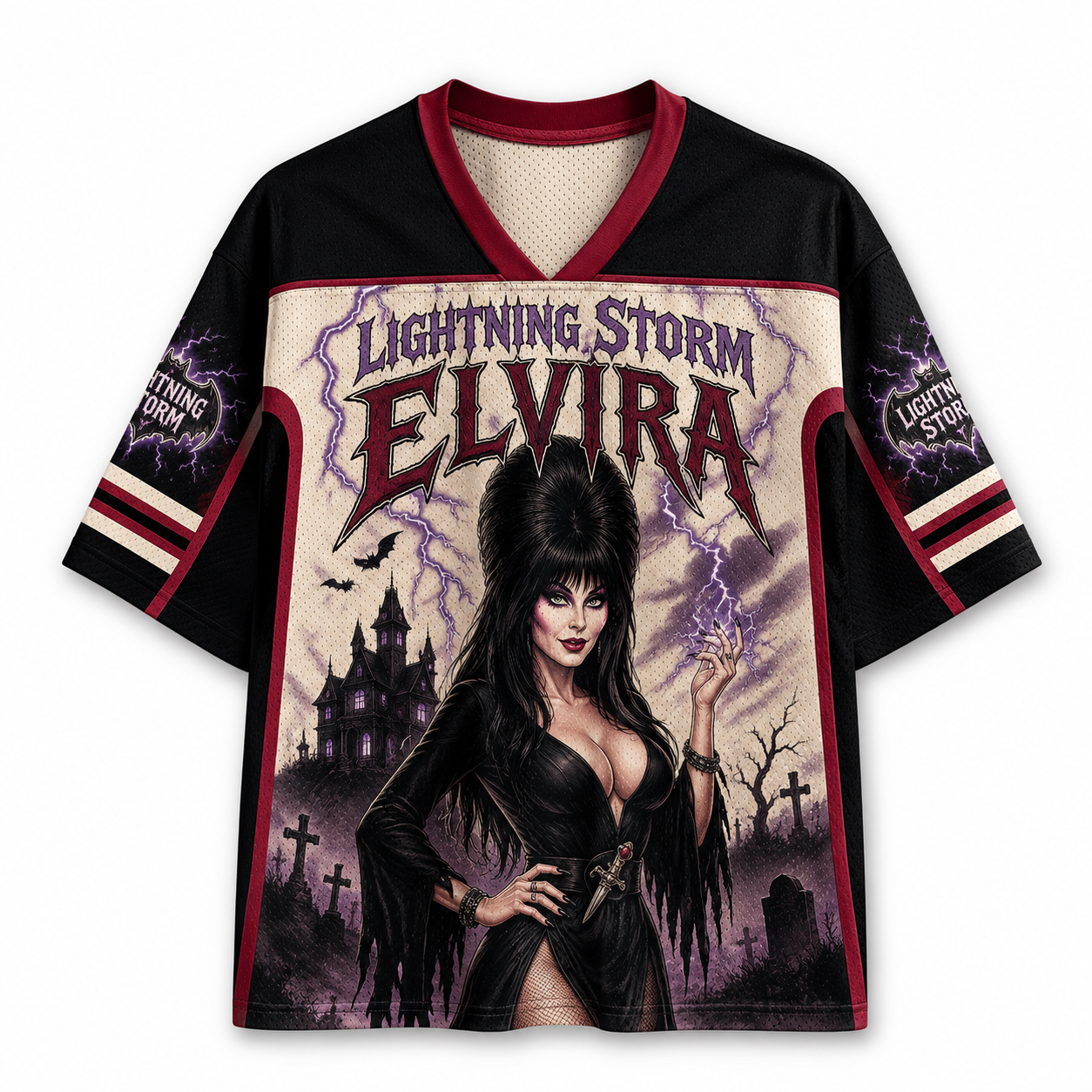 Elvira "Lightning Storm" Jersey Shirts