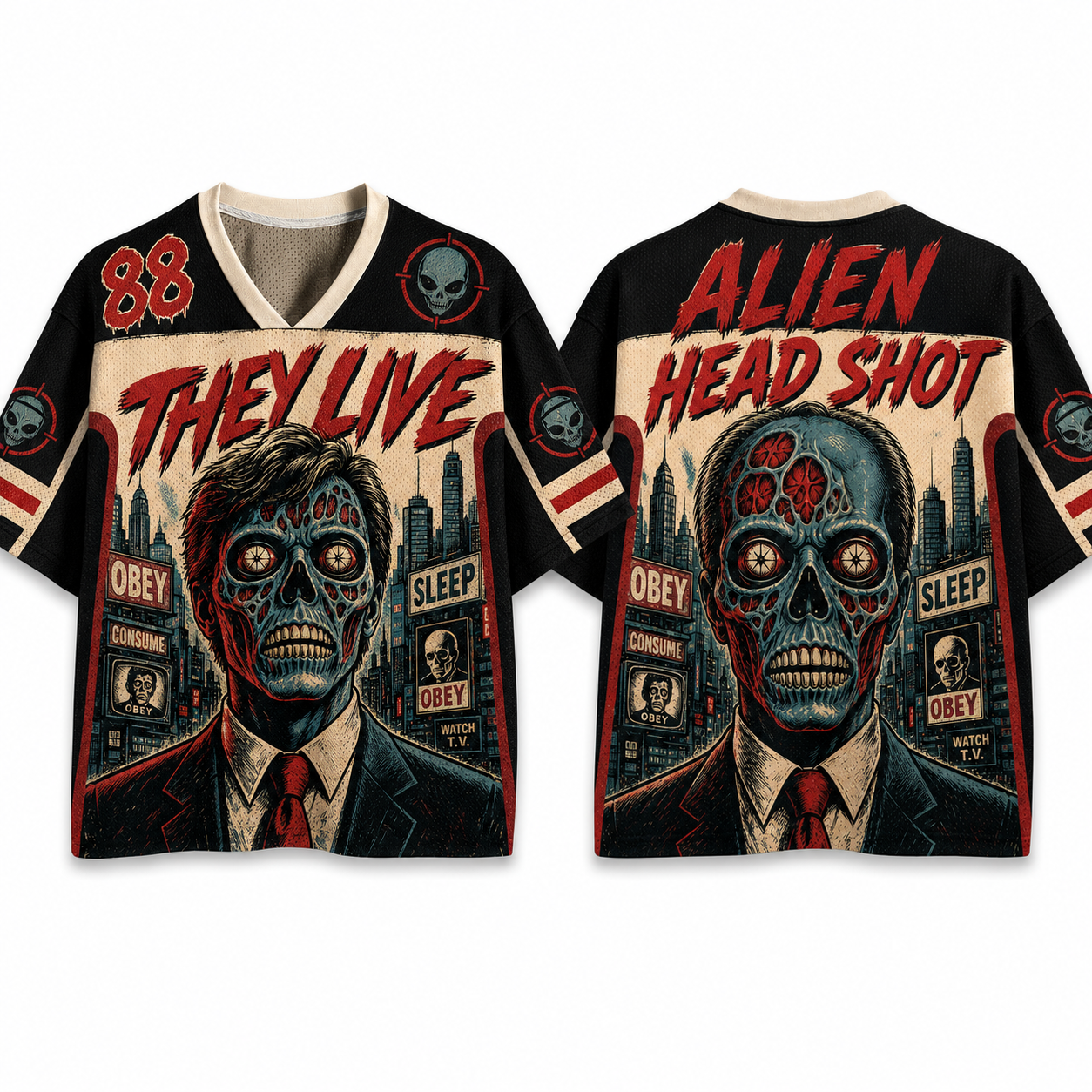They Live movie Jersey Shirts