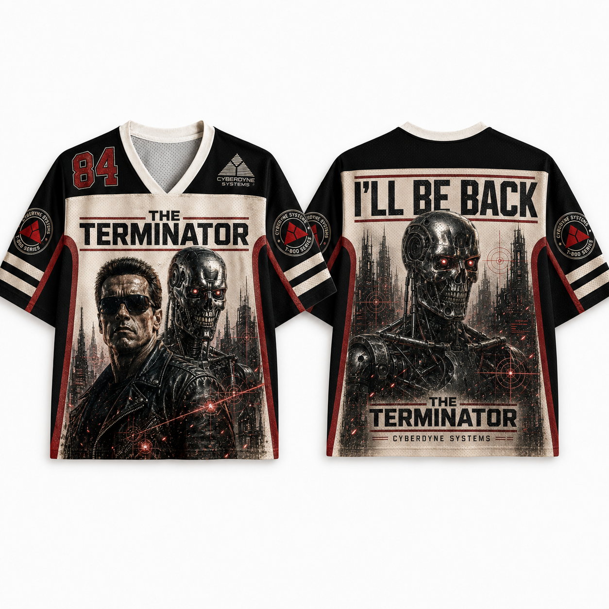 The Terminator 1984 Movie Jersey Shirts