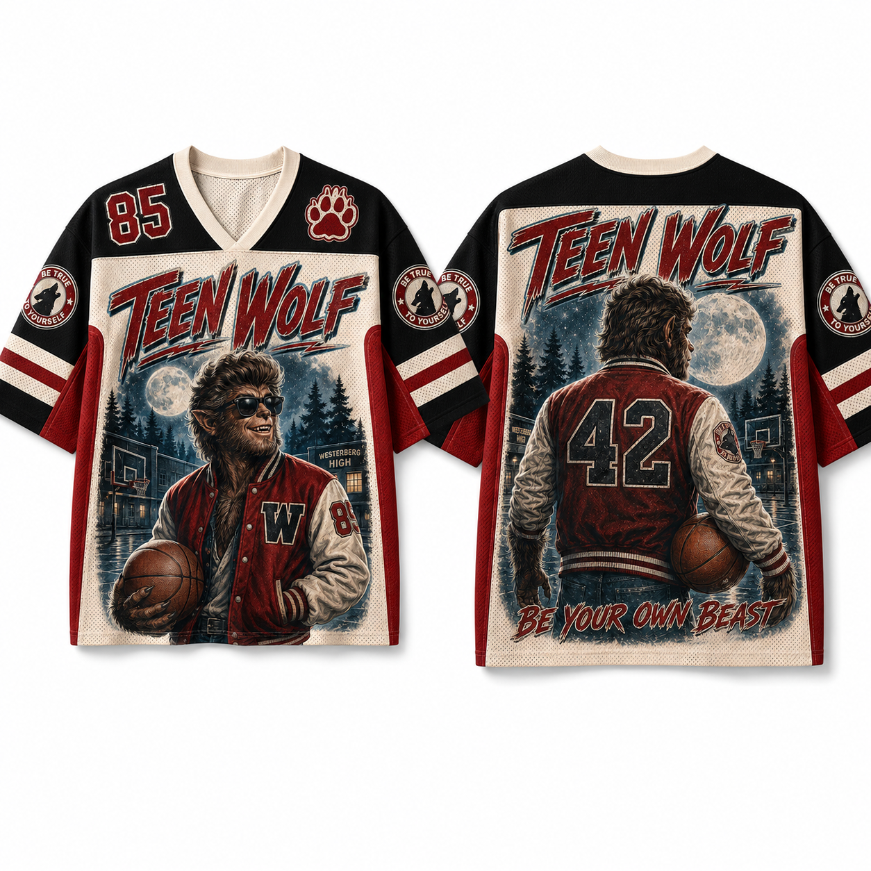 Teen Wolf movie Jersey Shirts
