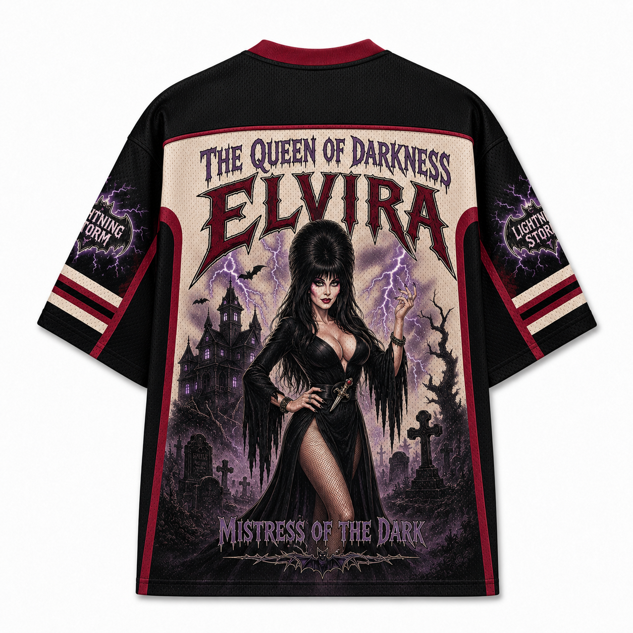 Elvira "Lightning Storm" Jersey Shirts
