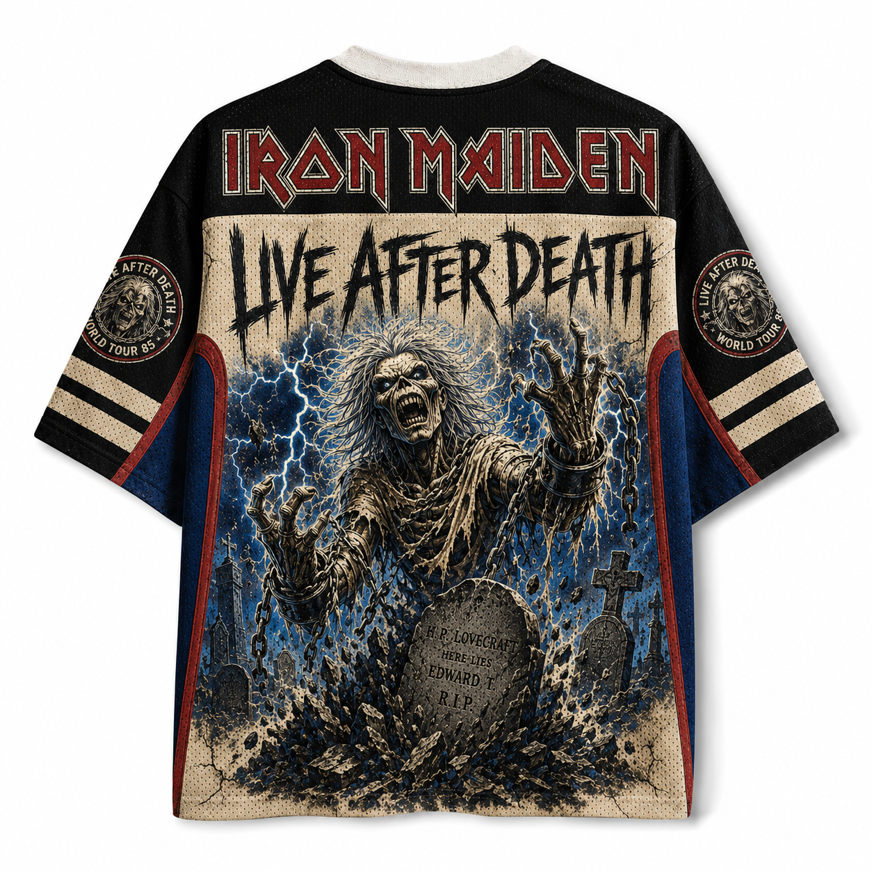 Iron Maiden Live After Death Jersey Shirts