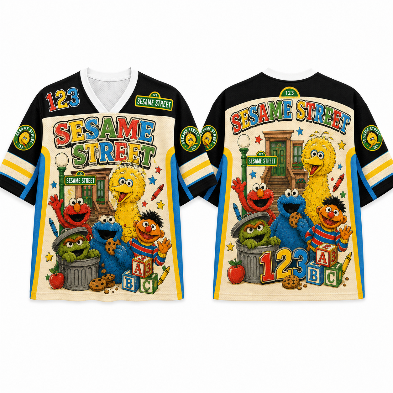 Sesame Street Jersey Shirts