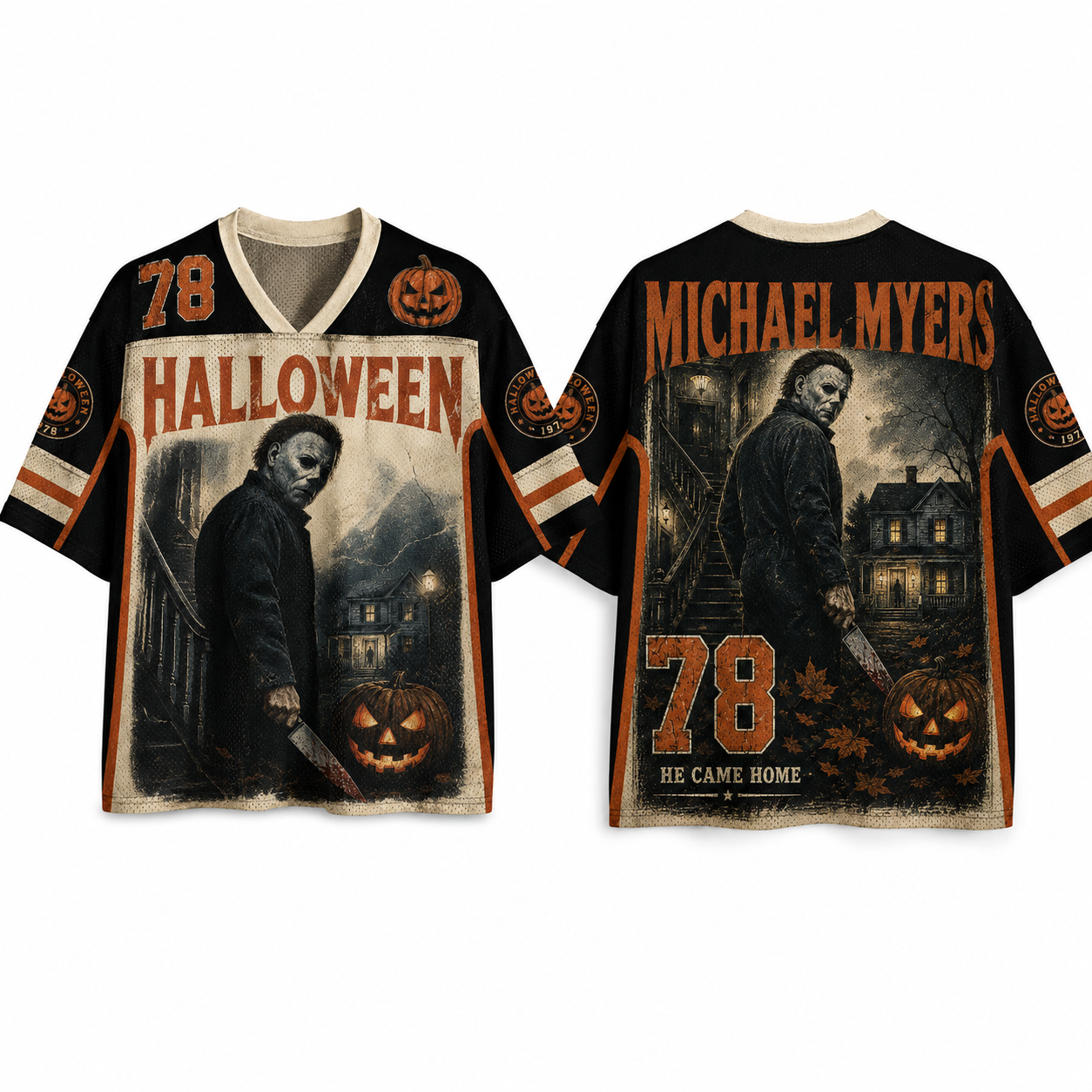 Halloween Michael Myers Jersey Shirts