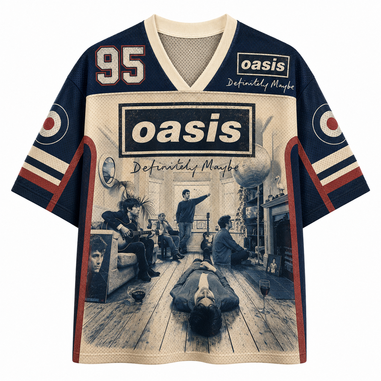 Oasis Definitely Maybe Mesh Jersey