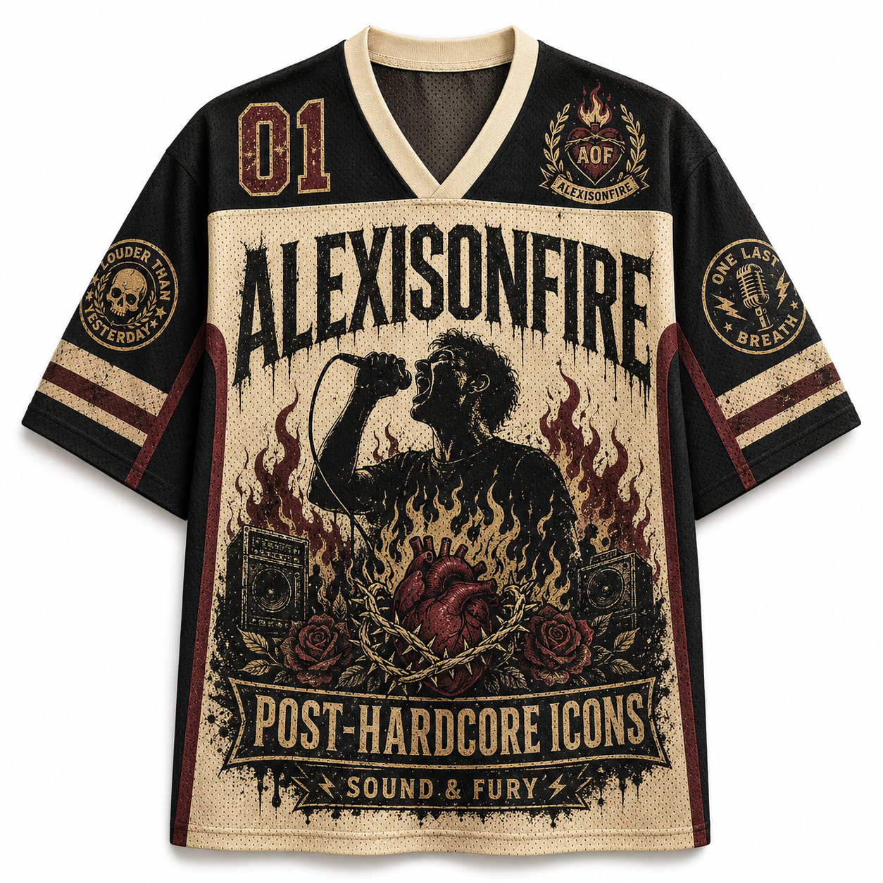Alexisonfire "Post-Hardcore Icons" Mesh Jersey