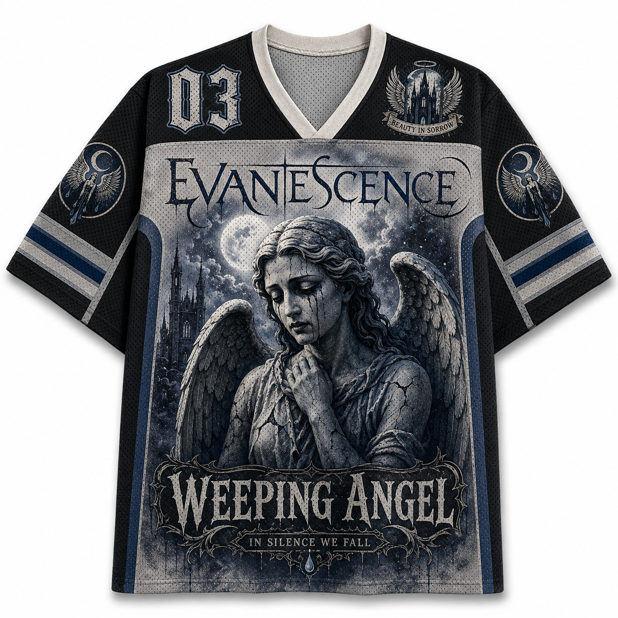 Weeping Angel Evanescence Jersey Shirts