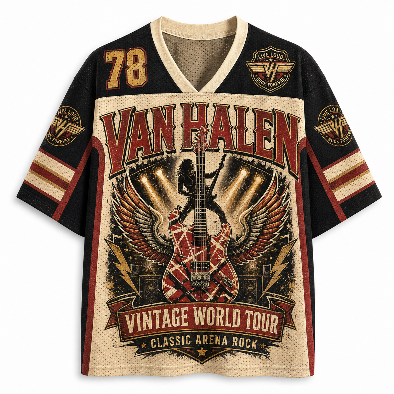Van Halen Vintage World Tour Mesh Jersey
