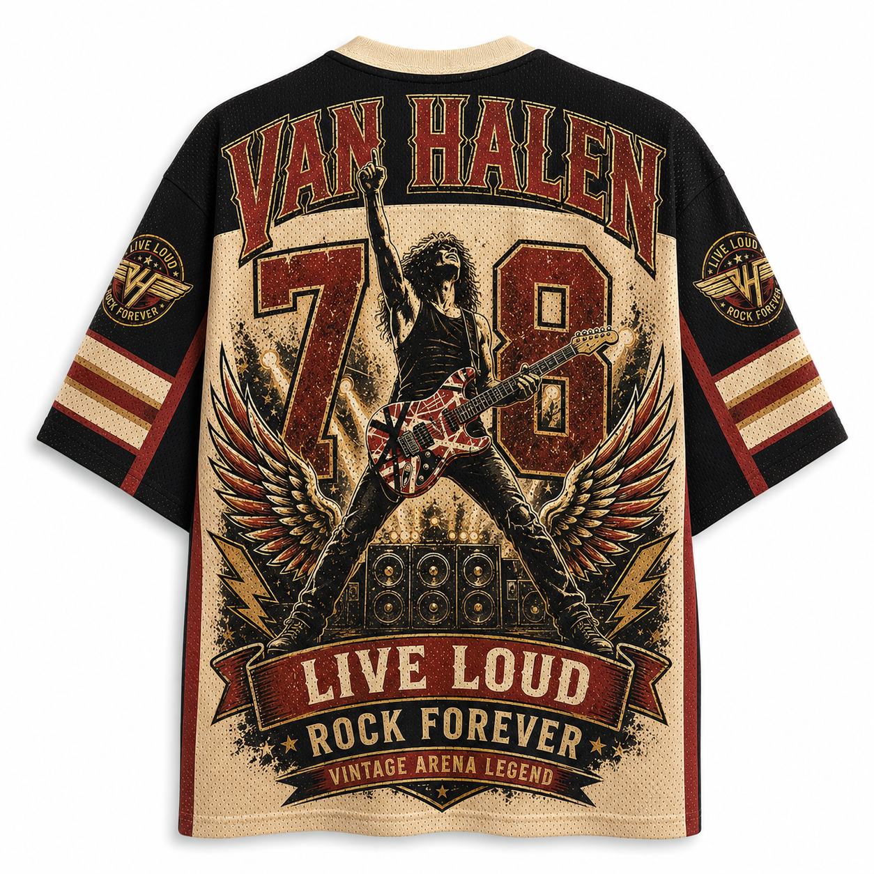 Van Halen Vintage World Tour Mesh Jersey