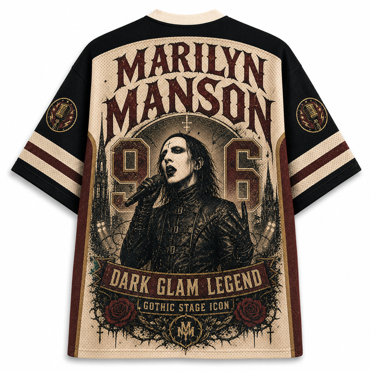 Marilyn Manson Shock Rock Icon Mesh Jersey