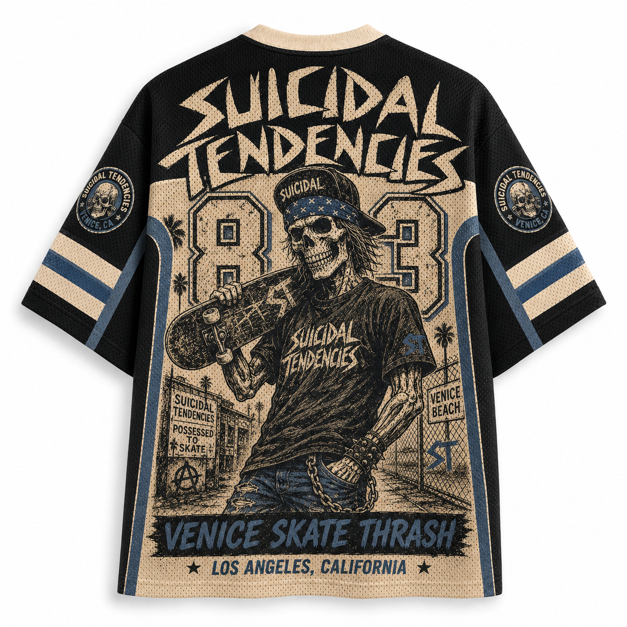 Suicidal Tendencies Skate Thrash Mesh Jersey
