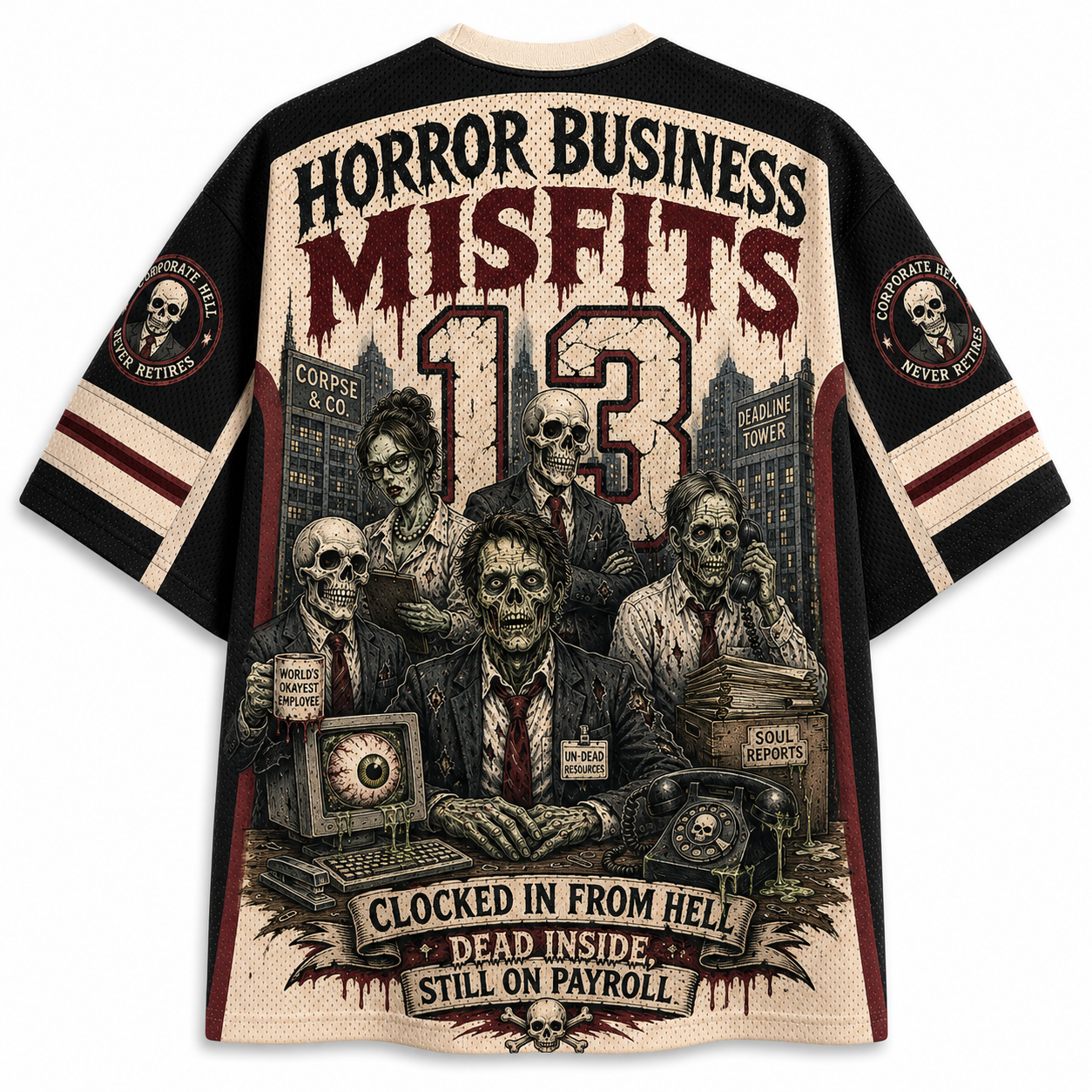 Horror Business Misfits Band Mesh Jersey