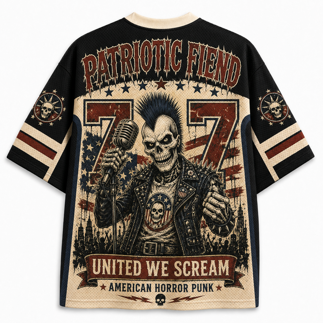 Misfits "Patriotic Fiend" Band Mesh Jersey