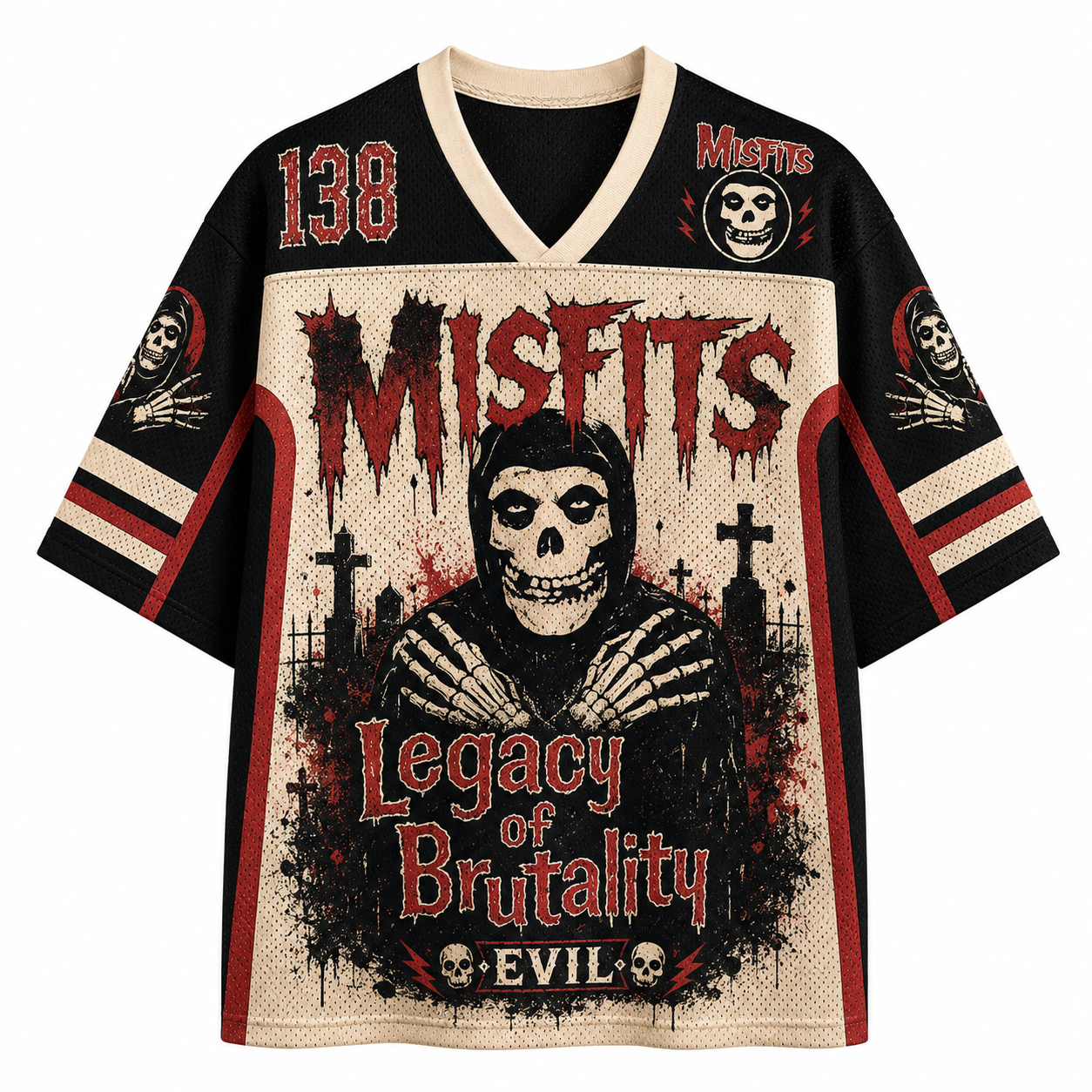 Misfits Band Mesh Jersey